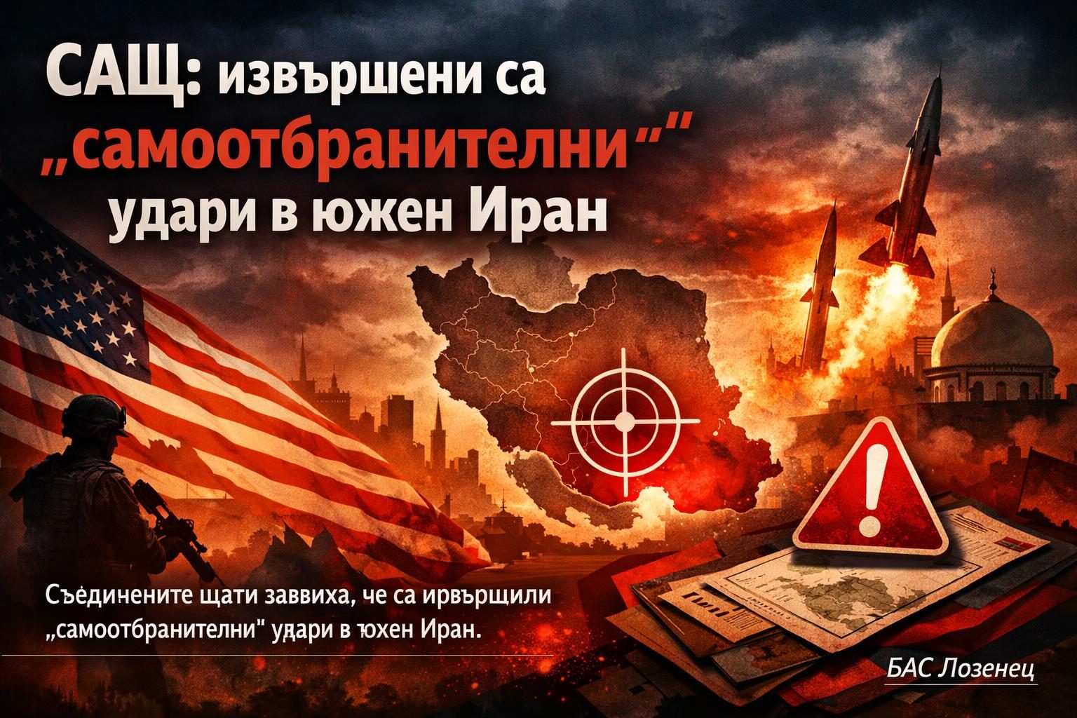 САЩ: извършени са „самоотбранителни“ удари в южен Иран