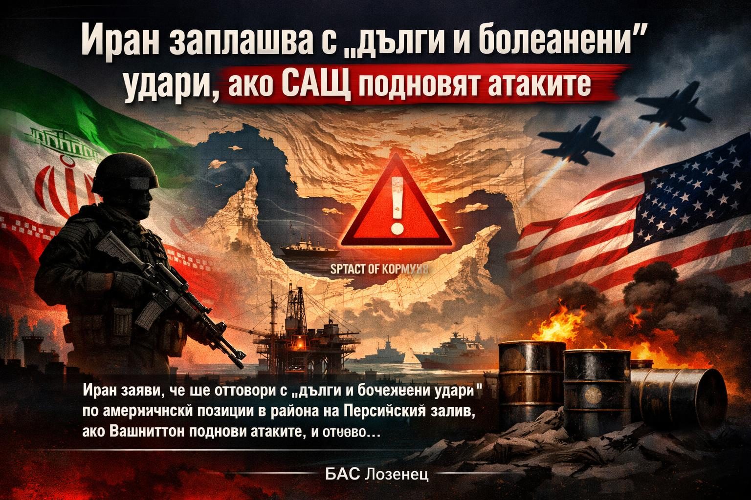 Иран заплашва с „дълги и болезнени“ удари, ако САЩ подновят атаките