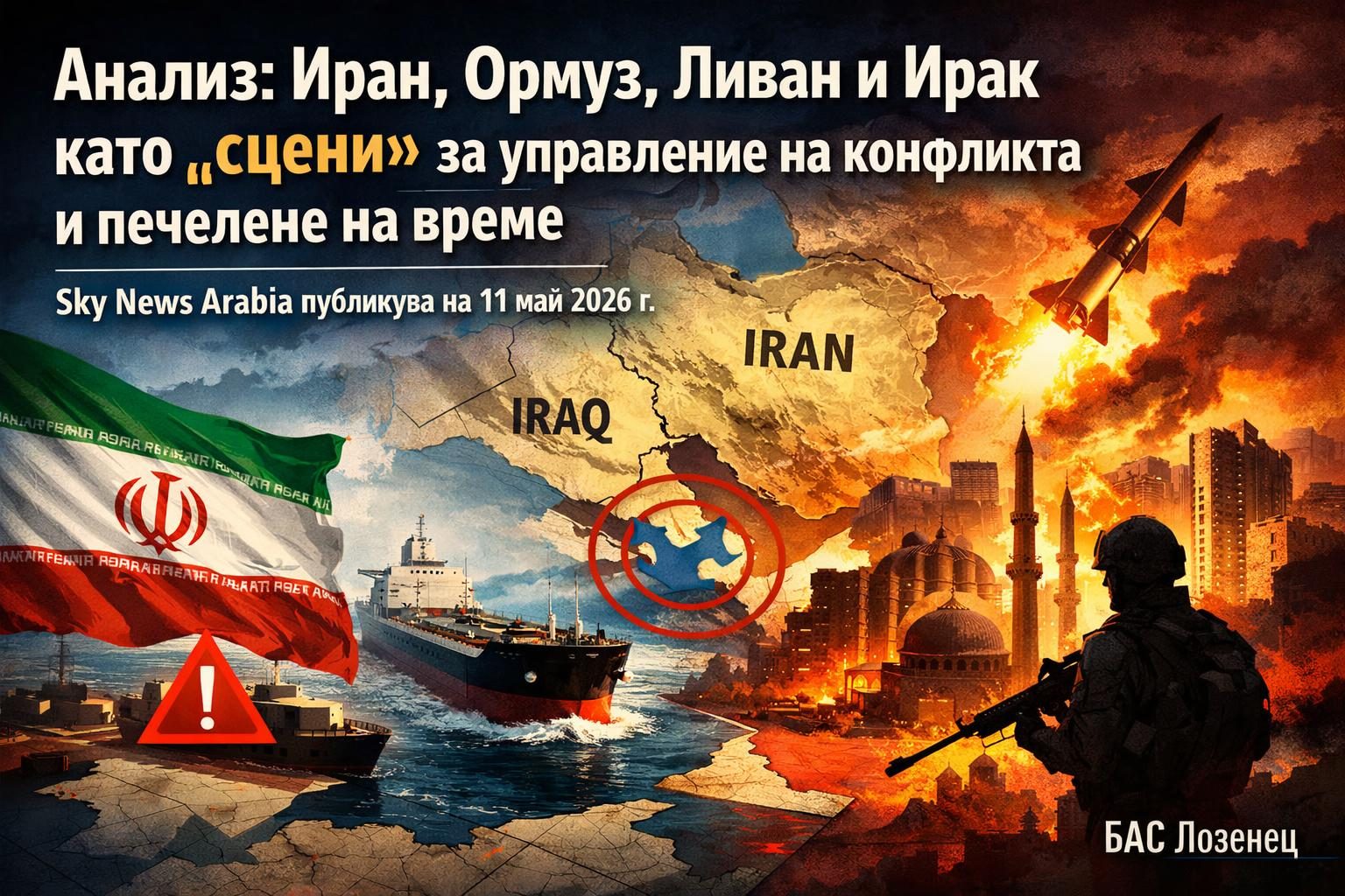 Анализ: Иран, Ормуз, Ливан и Ирак като „сцени“ за управление на конфликта и печелене на време