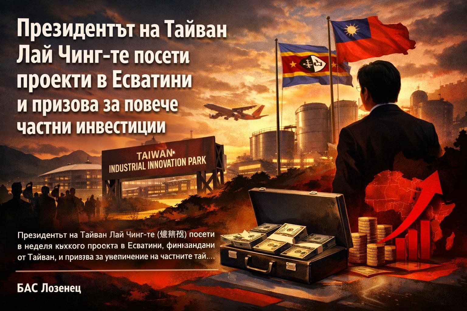 Президентът на Тайван Лай Чинг-те посети проекти в Есватини и призова за повече частни инвестиции