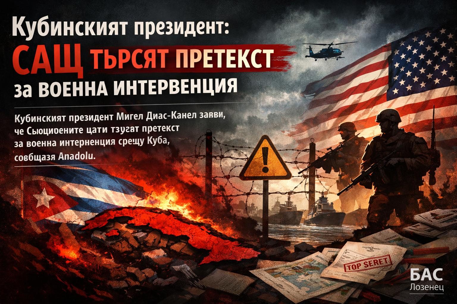 Кубинският президент: САЩ търсят претекст за военна интервенция