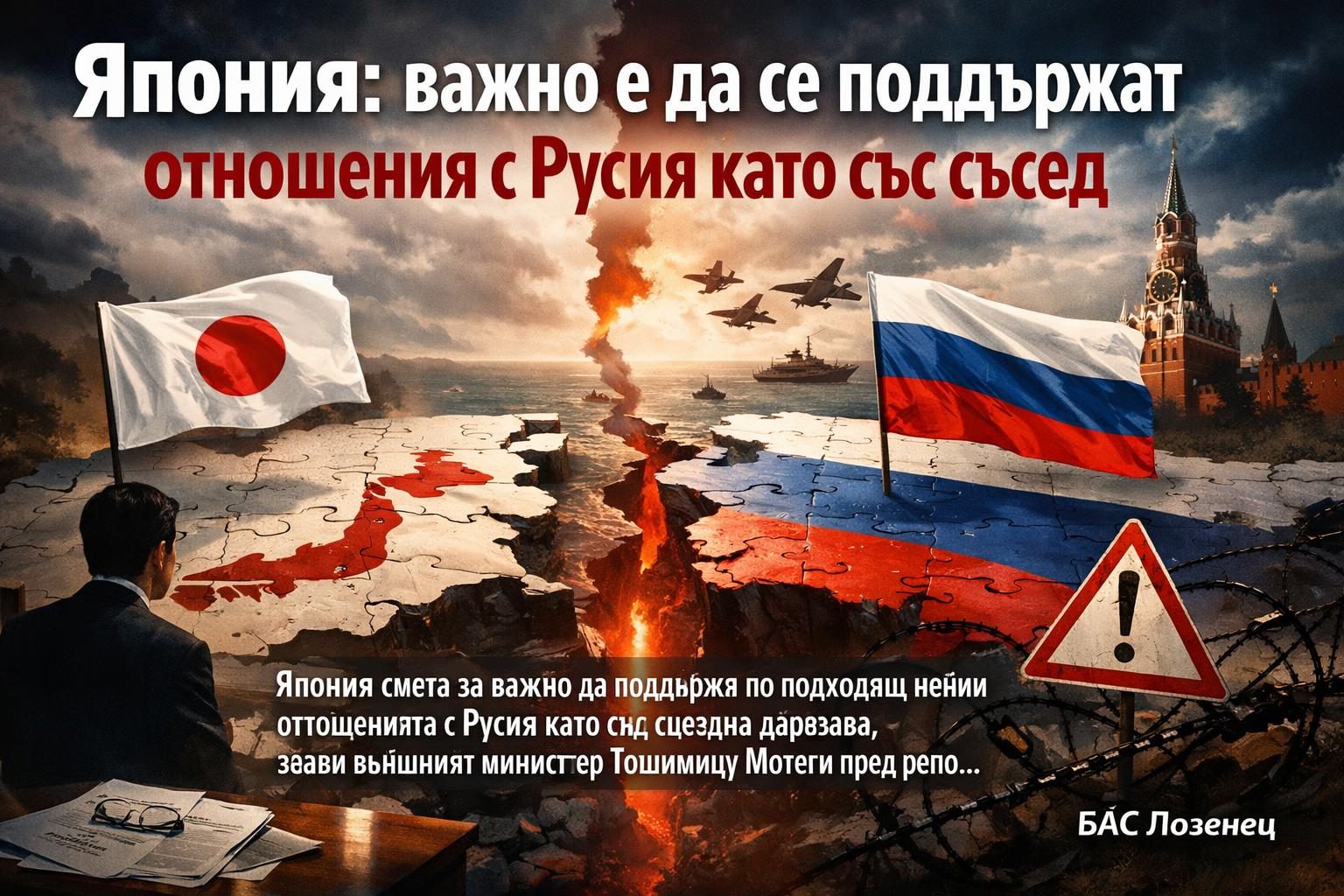 Япония: важно е да се поддържат отношения с Русия като със съсед