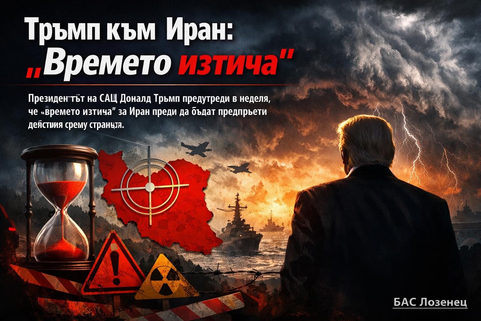 Тръмп към Иран: „Времето изтича“