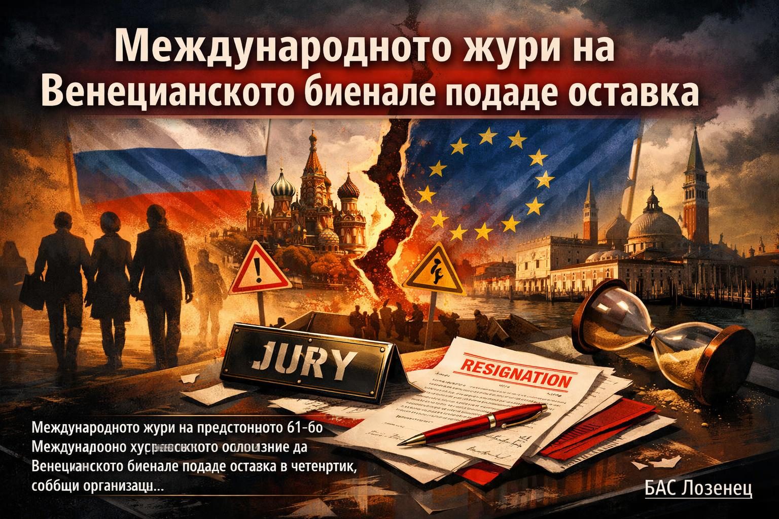 Международното жури на Венецианското биенале подаде оставка
