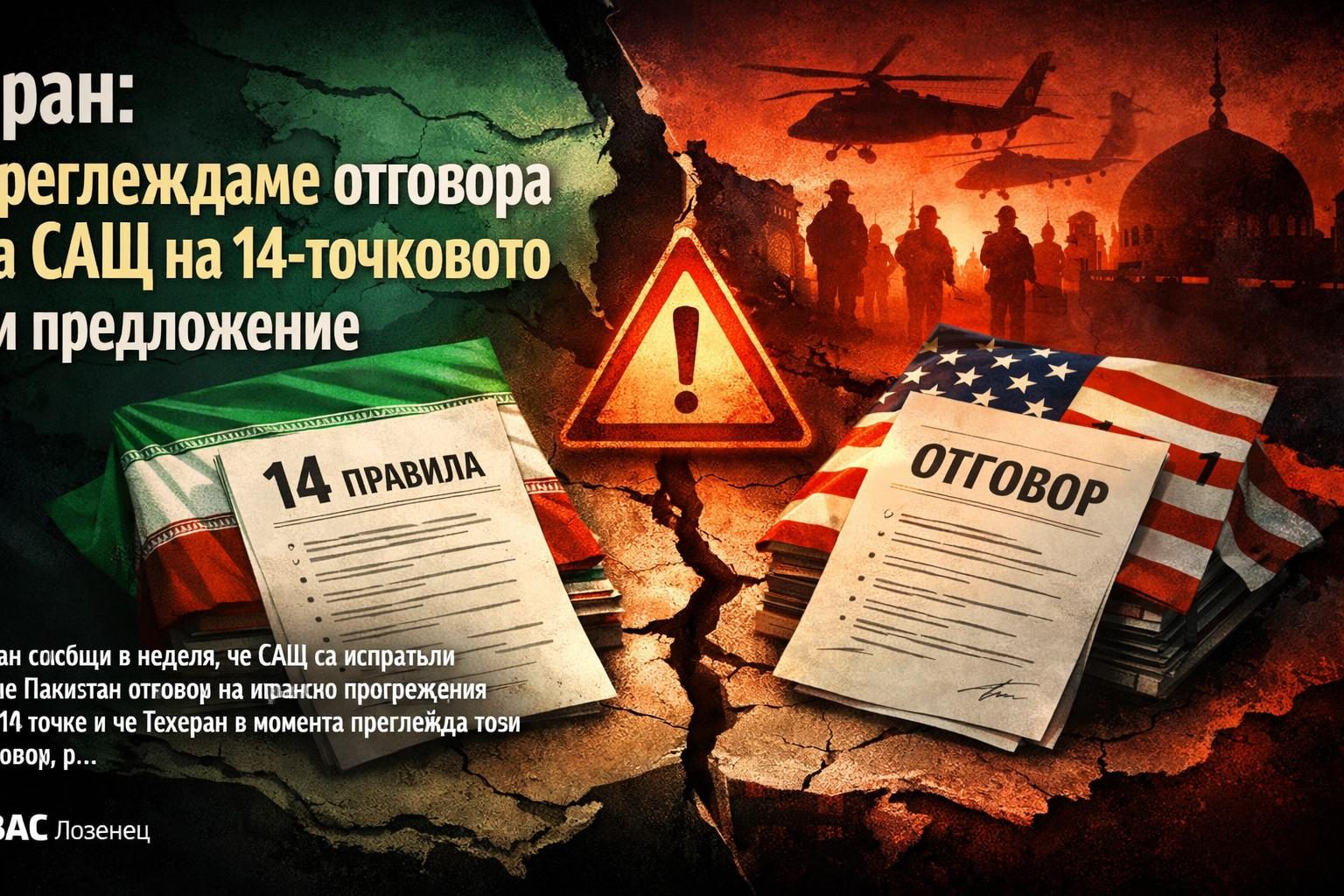 Иран: Преглеждаме отговора на САЩ на 14-точковото ни предложение