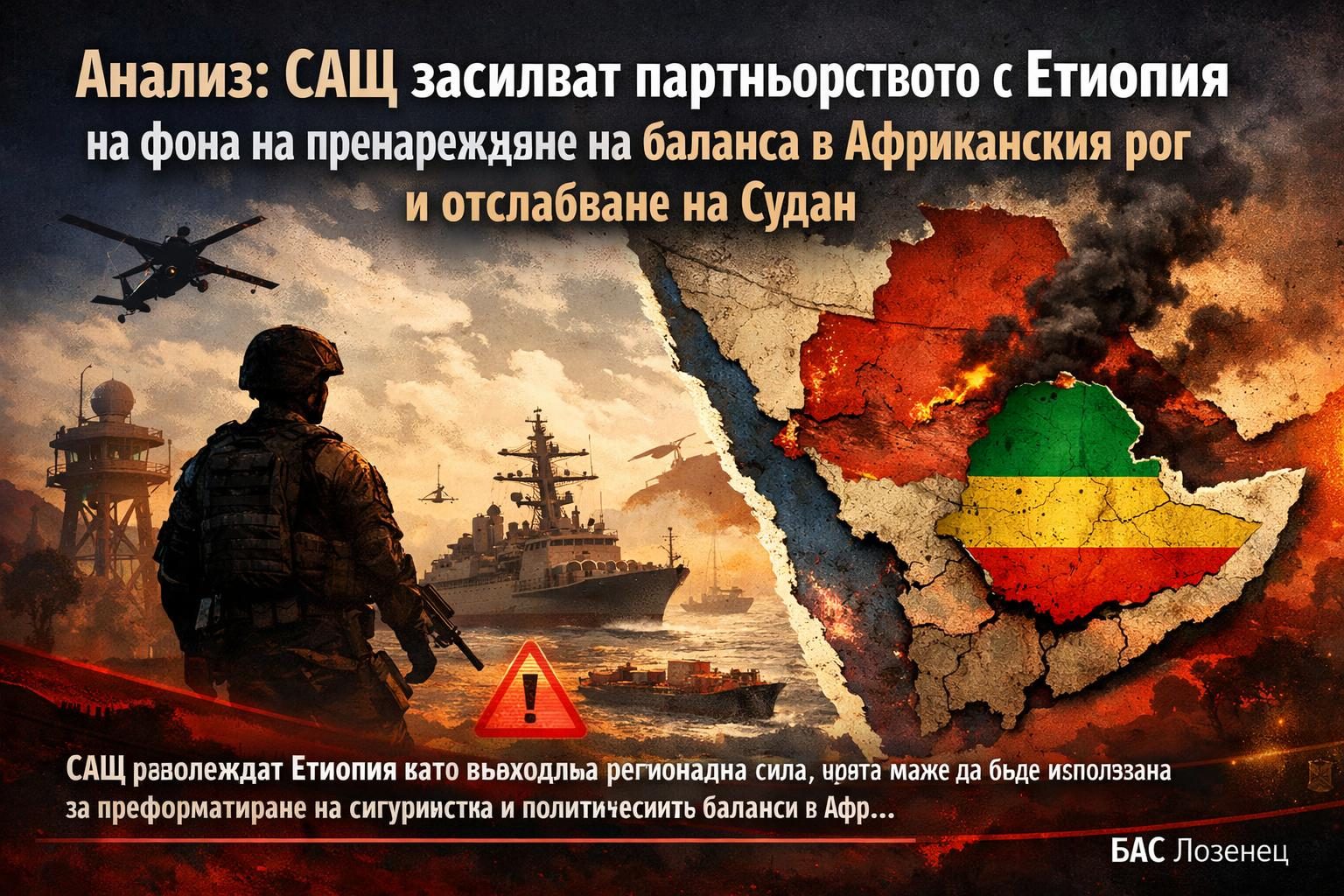 Анализ: САЩ засилват партньорството с Етиопия на фона на пренареждане на баланса в Африканския рог и отслабване на Судан