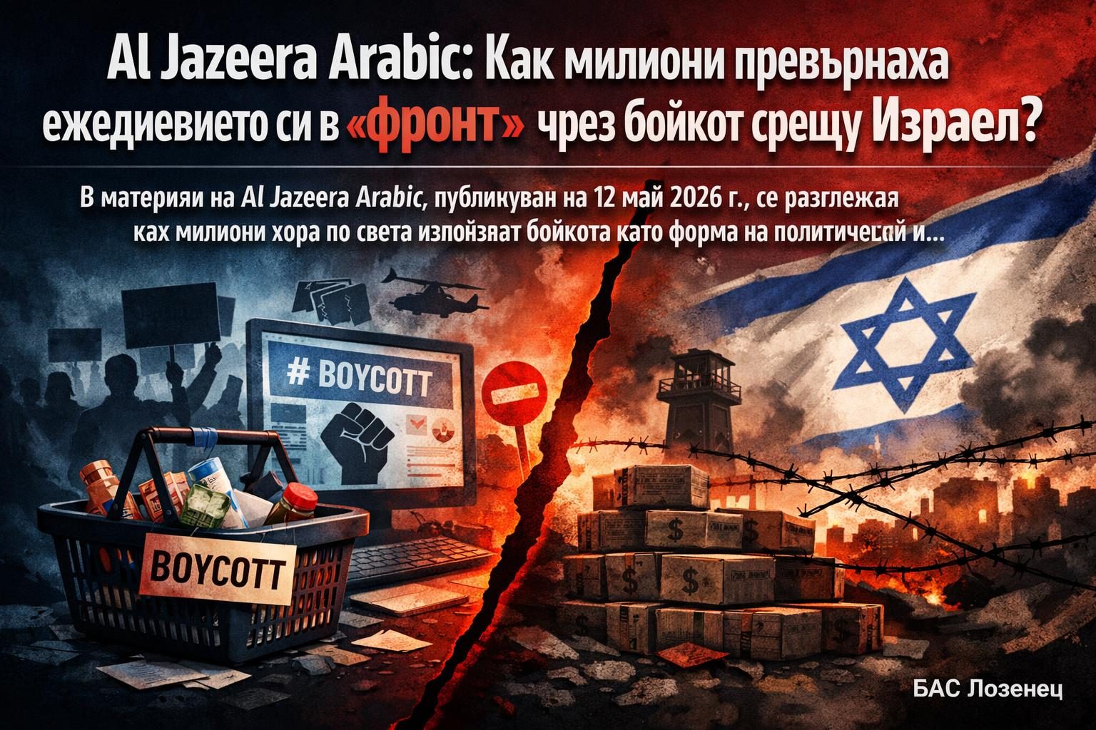Al Jazeera Arabic: Как милиони превърнаха ежедневието си в „фронт“ чрез бойкот срещу Израел?