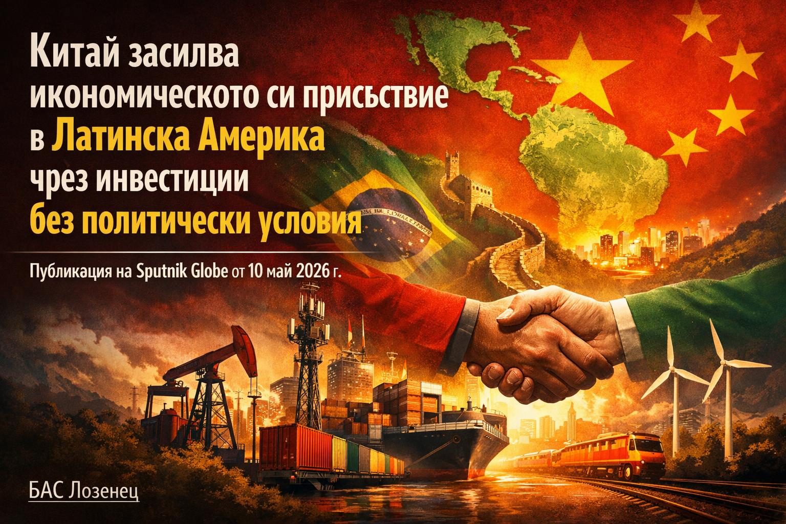 Китай засилва икономическото си присъствие в Латинска Америка чрез инвестиции без политически условия