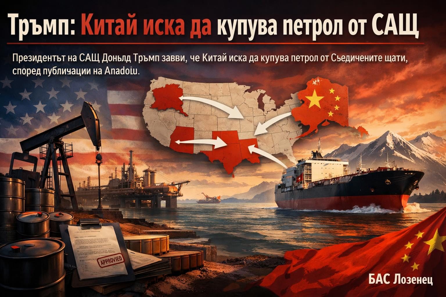 Тръмп: Китай иска да купува петрол от САЩ