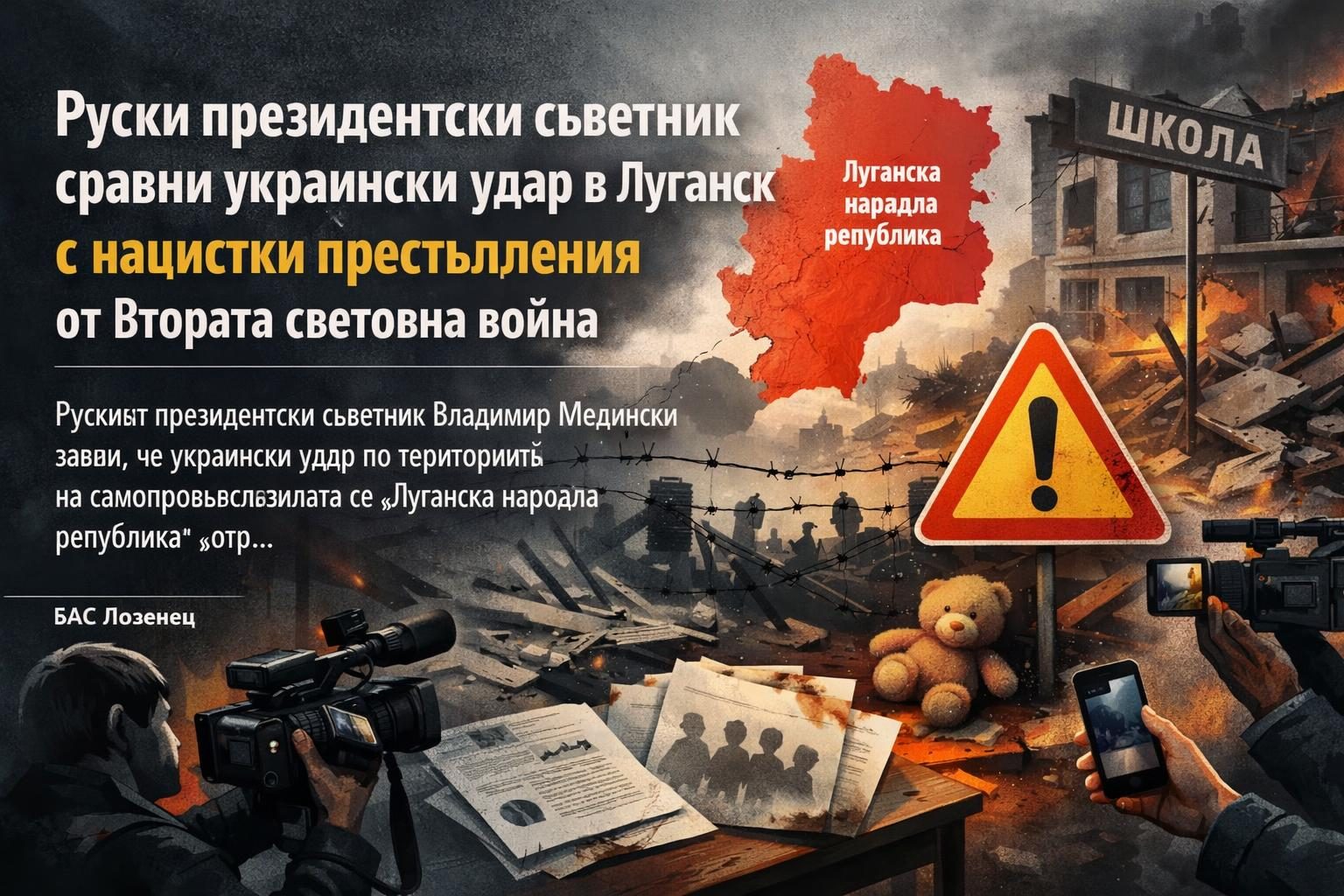 Руски президентски съветник сравни украински удар в Луганск с нацистки престъпления от Втората световна война