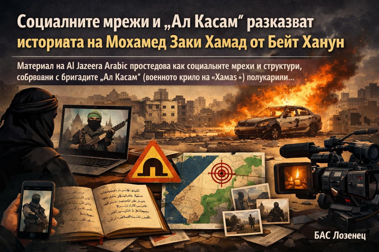 Социалните мрежи и „Ал Касам“ разказват историята на Мохамед Заки Хамад от Бейт Ханун