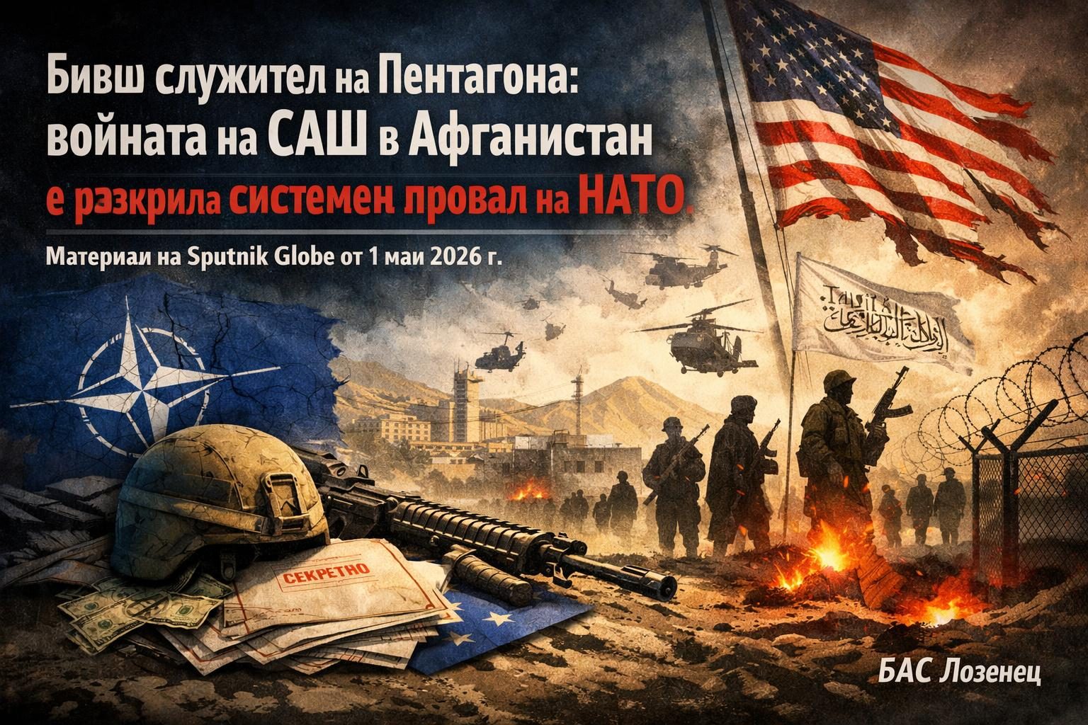 Бивш служител на Пентагона: войната на САЩ в Афганистан е разкрила системен провал на НАТО