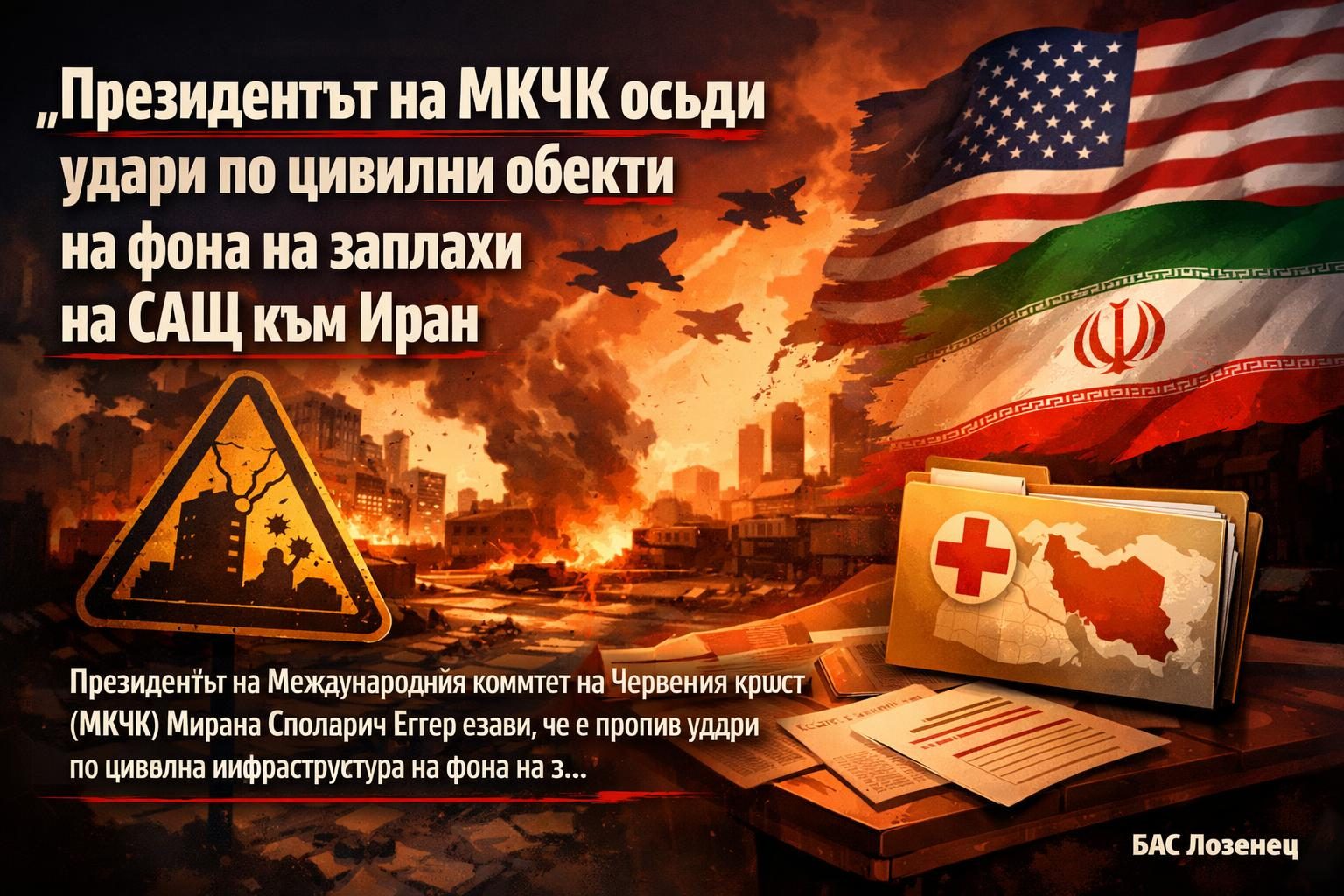 Президентът на МКЧК осъди удари по цивилни обекти на фона на заплахи на САЩ към Иран