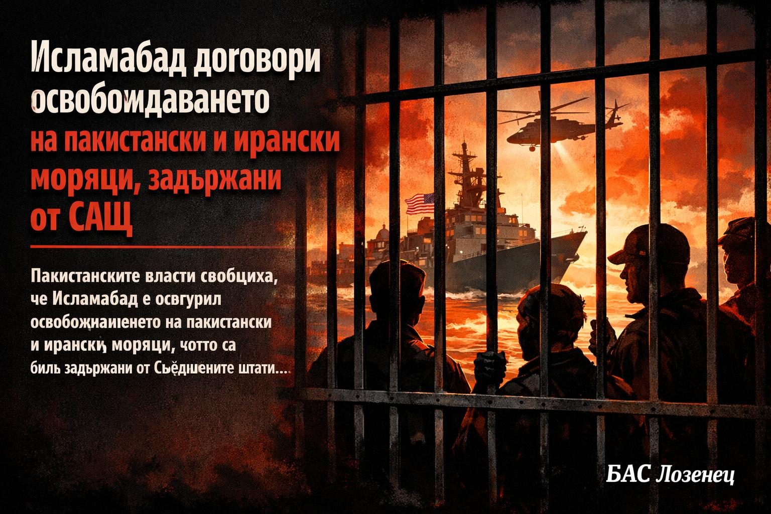 Исламабад договори освобождаването на пакистански и ирански моряци, задържани от САЩ
