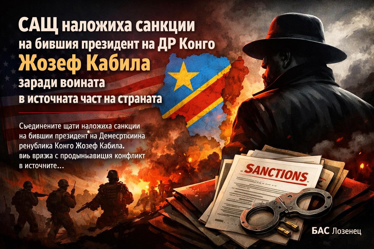 САЩ наложиха санкции на бившия президент на ДР Конго Жозеф Кабила заради войната в източната част на страната