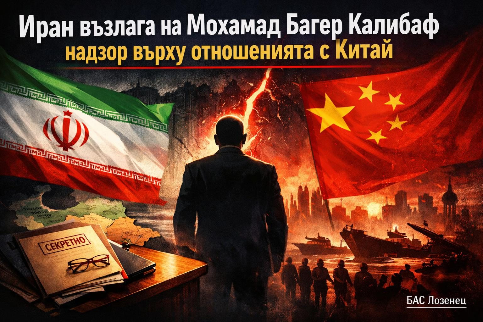 Иран възлага на Мохамад Багер Калибаф надзор върху отношенията с Китай