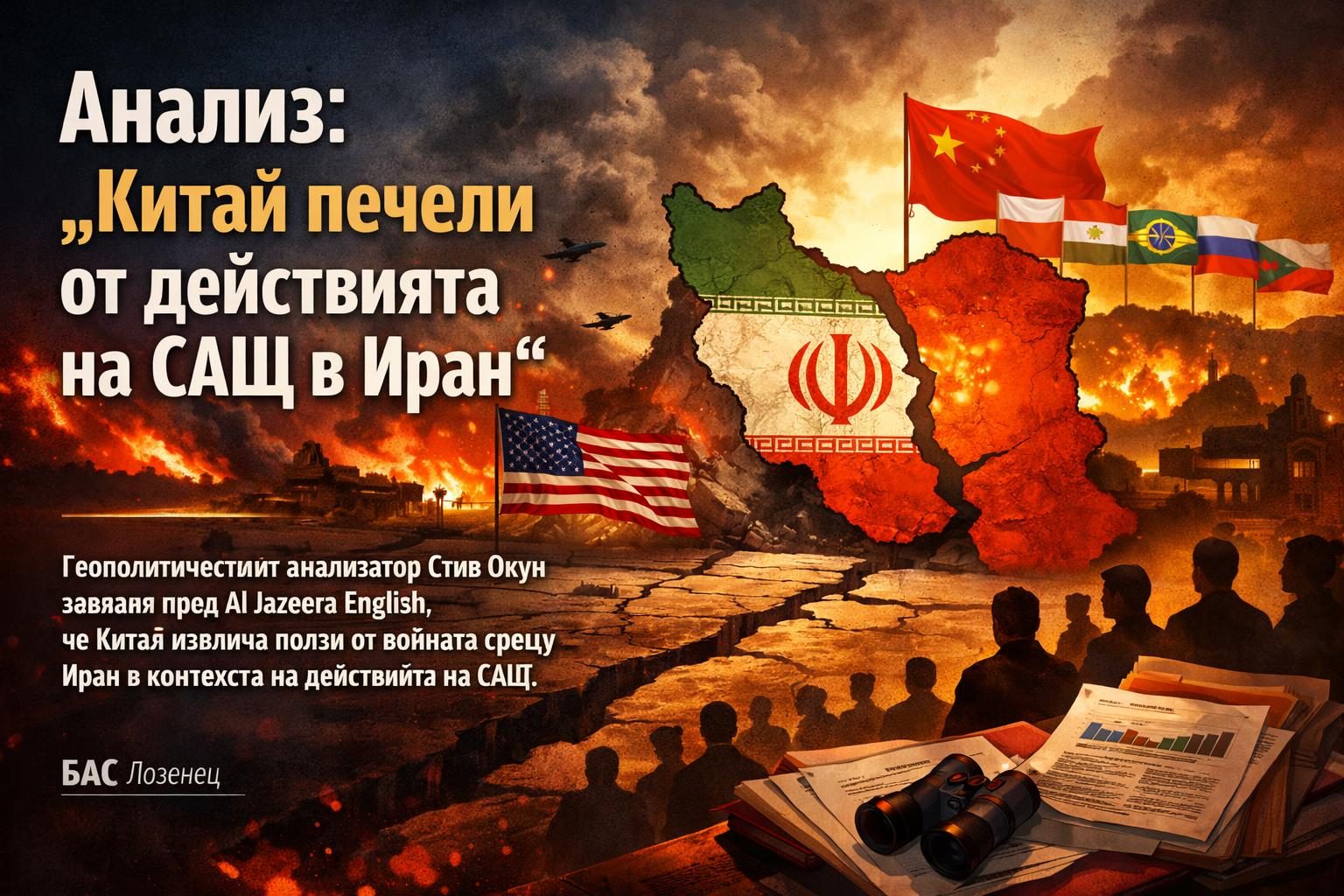 Анализ: „Китай печели от действията на САЩ в Иран“