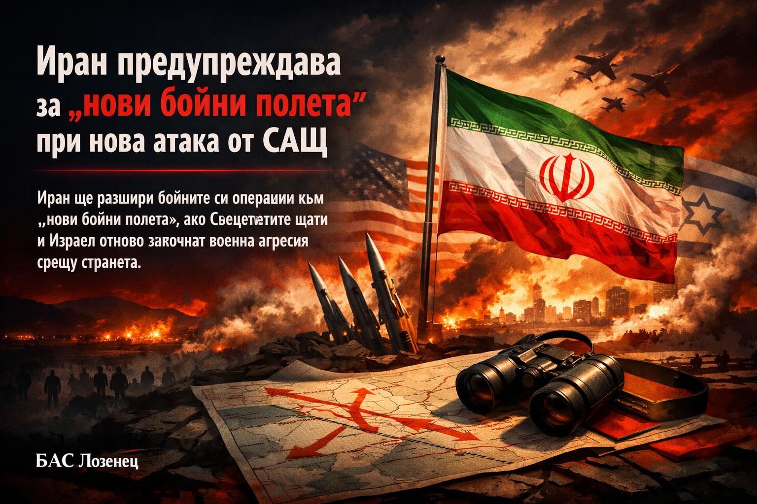 Иран предупреждава за „нови бойни полета“ при нова атака от САЩ