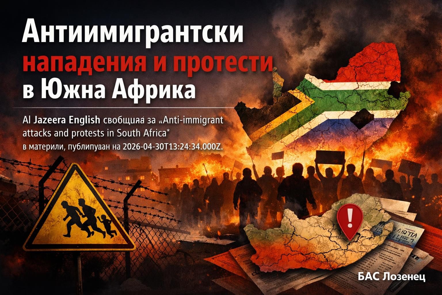 Антиимигрантски нападения и протести в Южна Африка