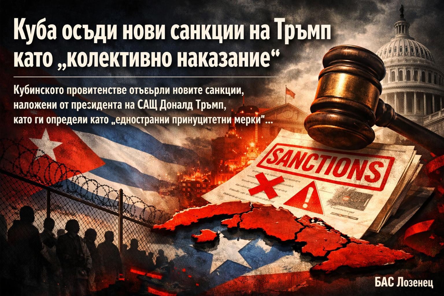 Куба осъди нови санкции на Тръмп като „колективно наказание“