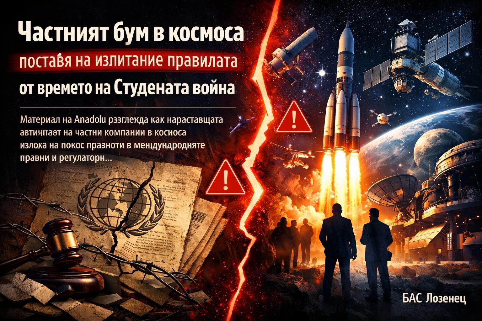 Частният бум в космоса поставя на изпитание правилата от времето на Студената война