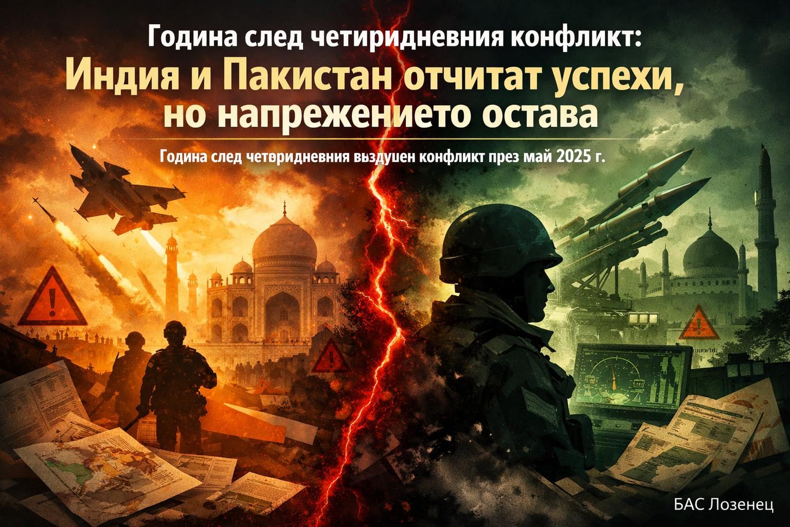 Година след четиридневния конфликт: Индия и Пакистан отчитат успехи, но напрежението остава