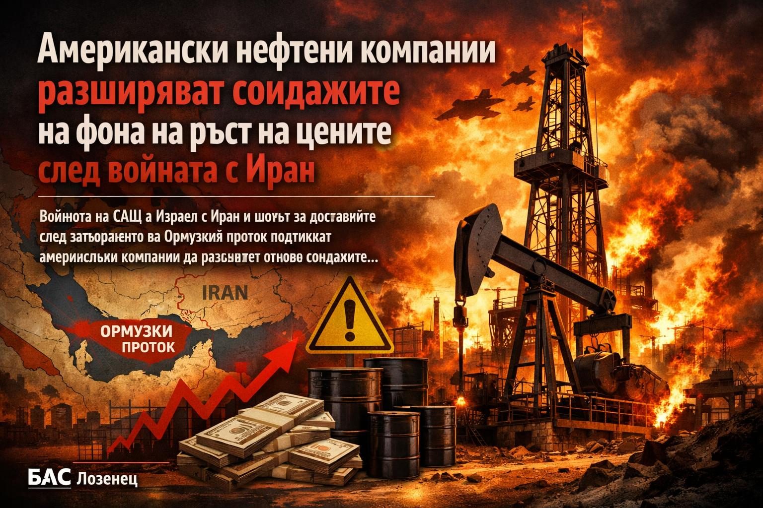 Американски нефтени компании разширяват сондажите на фона на ръст на цените след войната с Иран